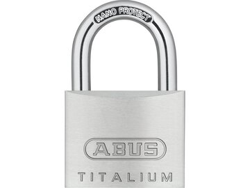 ABUS Vorhängeschloss 64 Titalium verschiedenschließend