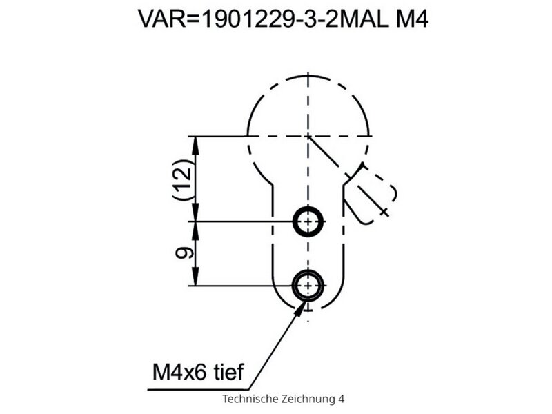 IKON / Profil-Halbzylinder CLIQ® Go / L=30,OF=MV,V=D / drehgesichert 