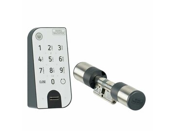 BURG-WÄCHTER secuENTRY easy 7602 / Türzylinder + Tastatur mit Fingerprint
