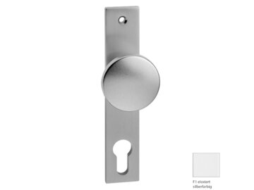 EDI Metalltür-Kurzschild mit Knopf - K7