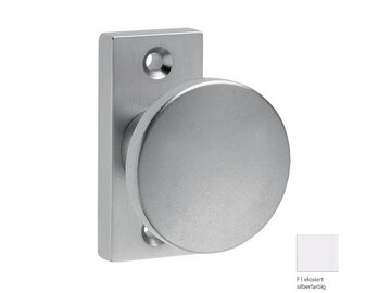 EDI Metalltür-Rosette mit Knopf - K7 - eckig