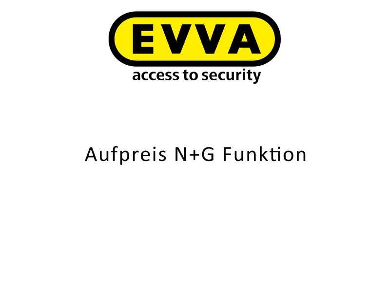 EVVA / Sperrschließung / 3KS+ / Aufpreis N+G-Funktion 