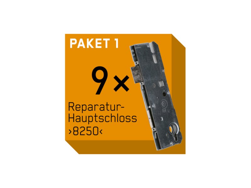 KFV / Hauptschloss-Paket 1 / 8250 / 9 Stück 