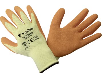 Legallais / Handschuhe / gelb-orange / Gr. 9