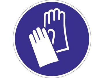 Gebotszeichen - Handschutz