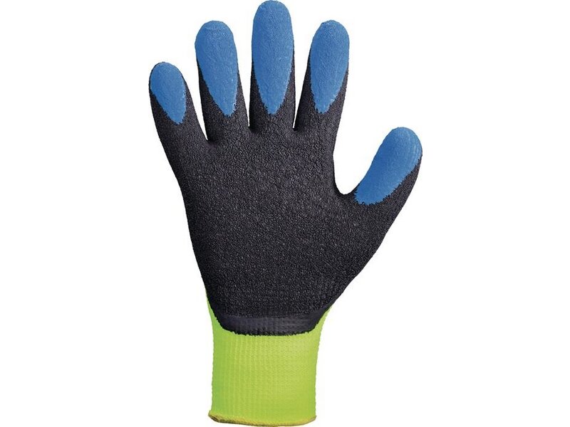 STRONG / Handschuhe Forster Gr.9 neon-gelb/blau PES m.Latex EN 388,EN 511 Kat.II 