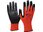 NITRAS / Handschuhe Nitril Foam Gr.8 rot/schwarz PA m.Nitrilschaum II 
