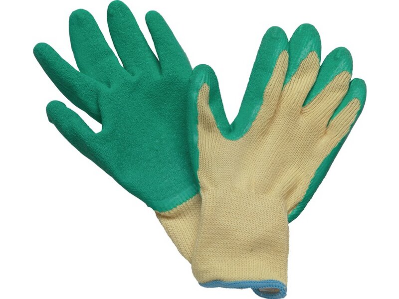 STRONG HAND / Handschuhe Specialgrip Gr.9 gelb/grün PES m.Latex EN 388 Kat.II 
