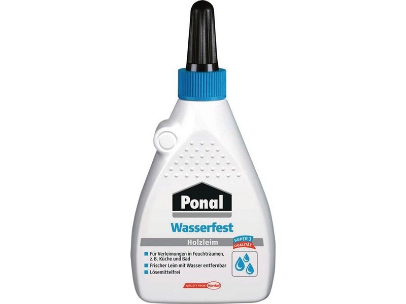 PONAL / Holzleim / Wasserfest / Flasche / 120 g 