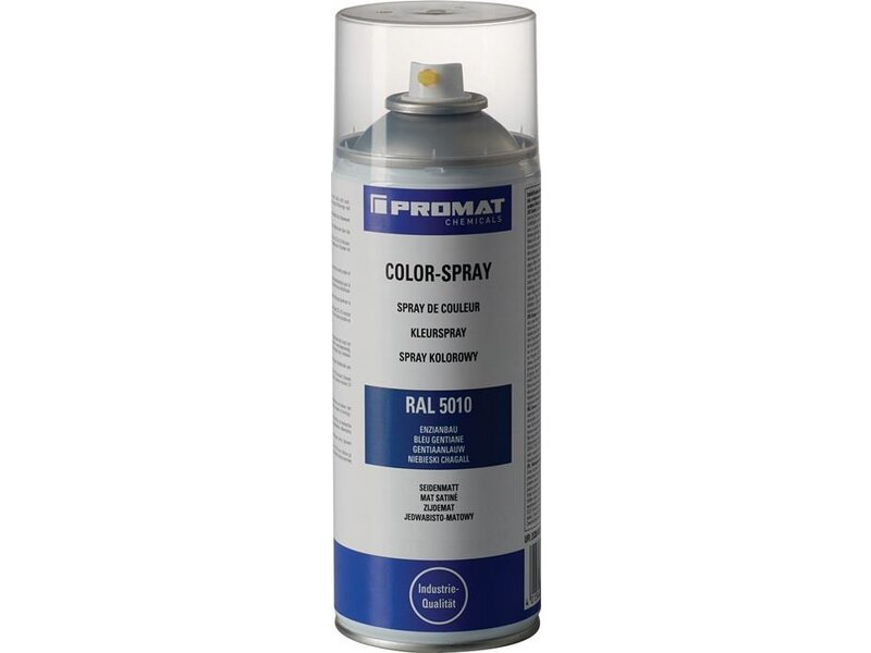 PROMAT / Colorspray 400ml enzianblau RAL5010 seidenmatt f.Metall/Holz 