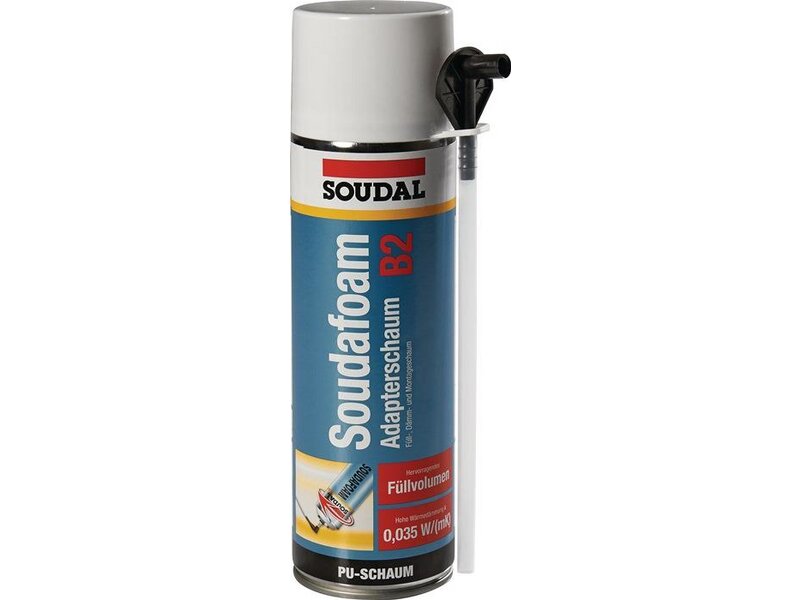 SOUDAL / 1K-Montageschaum SOUDAFOAM 500 ml B2 champagner m.Einw.-Handsch.Dose 