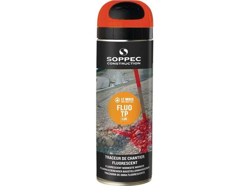 SOPPEC / Baustellenmarkierspray FLUO TP leuchtorange 500 ml Spraydose 