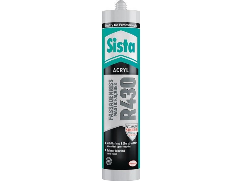 SISTA / Acryl R430 Fassadenriss 300 ml altweiß Kartusche 