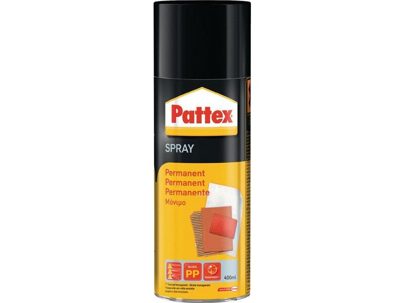 PATTEX / Sprühkleber Powerspray permanent transp./leicht beige 400 ml Spraydose 