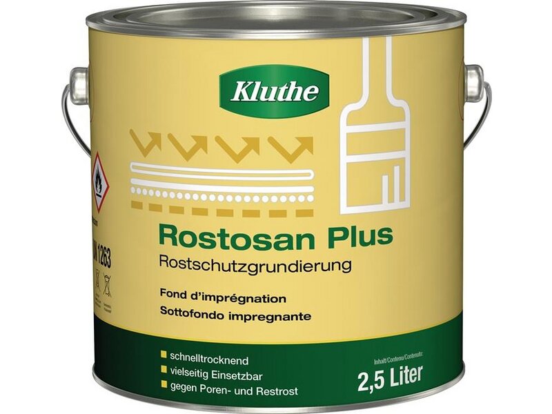 KLUTHE / Rostprimer Rostosan® Plus rotbraun 750 ml Dose 