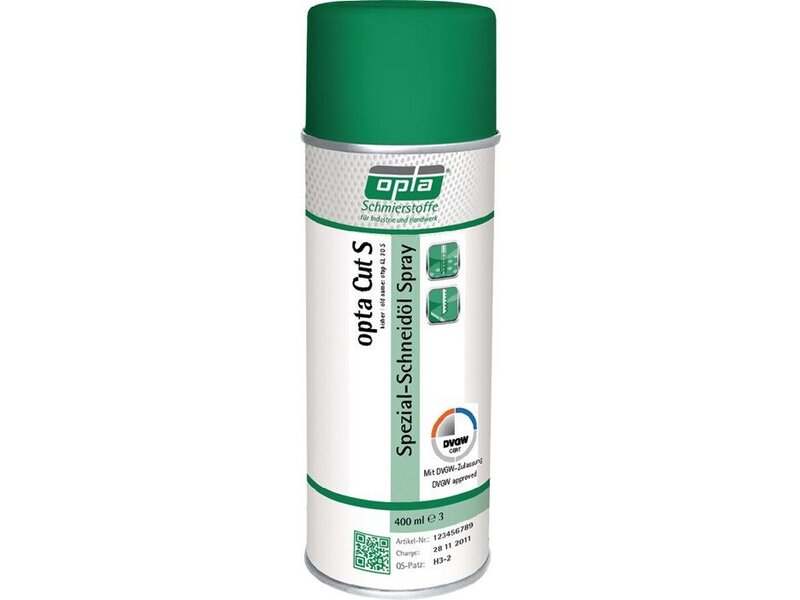 OPTA / Spezialschneidöl Cut S DVGW 400 ml DVGW Spraydose 