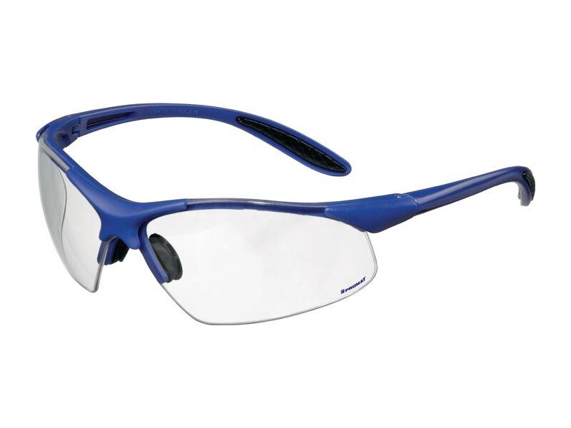 PROMAT / Schutzbrille DAYLIGHT PREMIUM EN 166 Bügel dunkelblau,Scheibe klar PC 