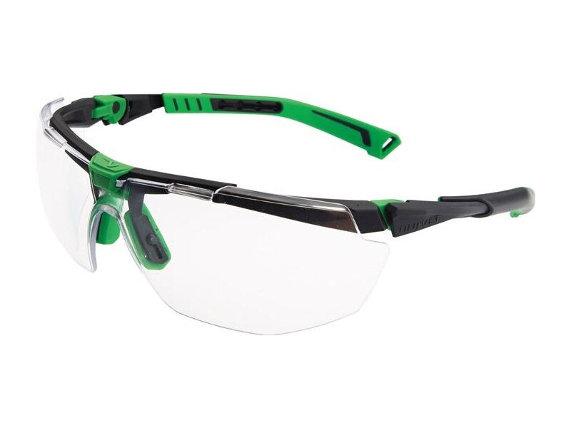 Schutzbrille 5X1030000 EN 166,EN 170 FT KN Bügel dunkelgrau/grün,Scheibe klar 