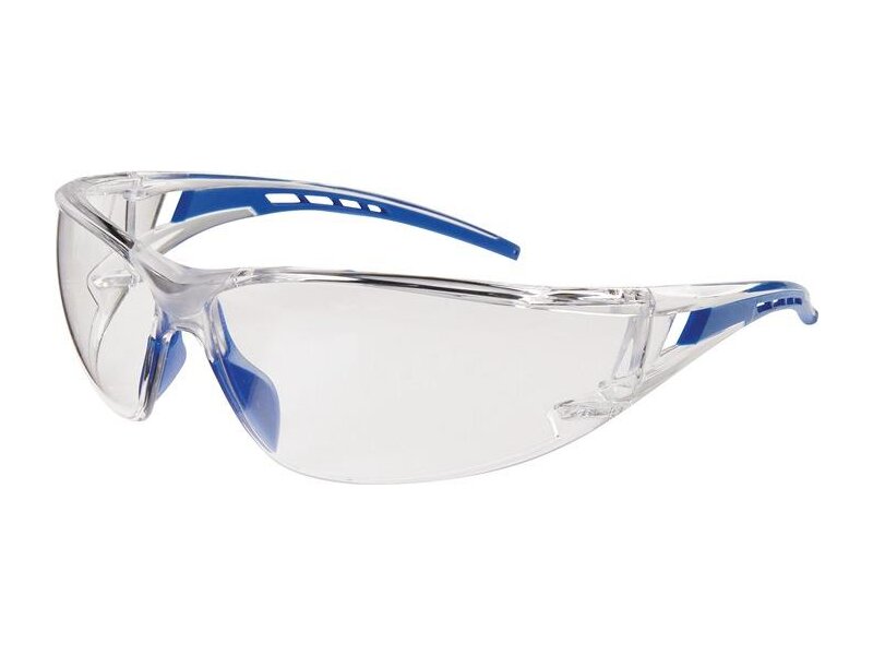 PROMAT / Schutzbrille Falcon 2 EN 166 Bügel blau,Scheibe klar PC 