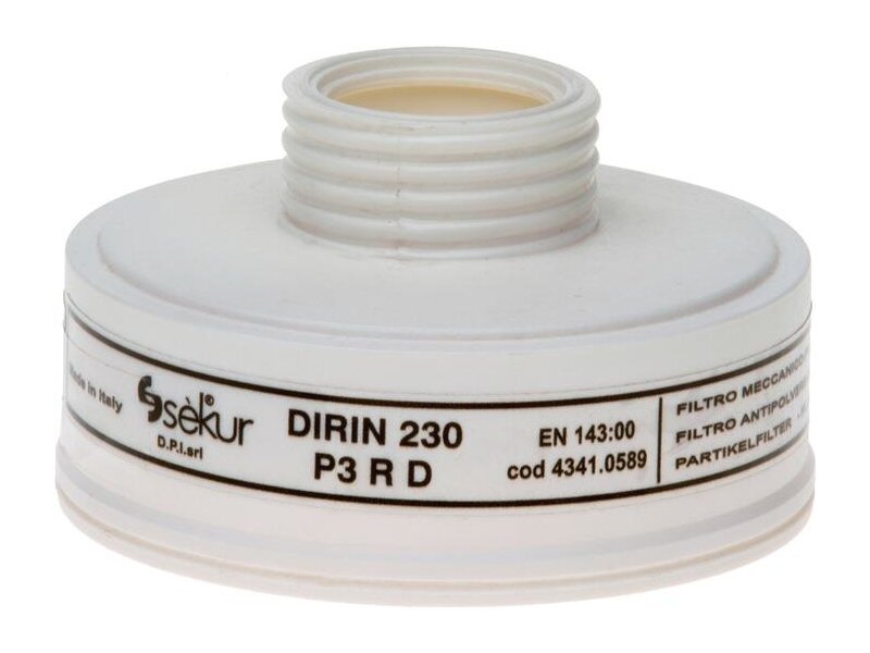 Partikelschraubfilter DIRIN 230 EN 143, DIN EN 148-1 P3R D f.40 00 370 800+ -801 