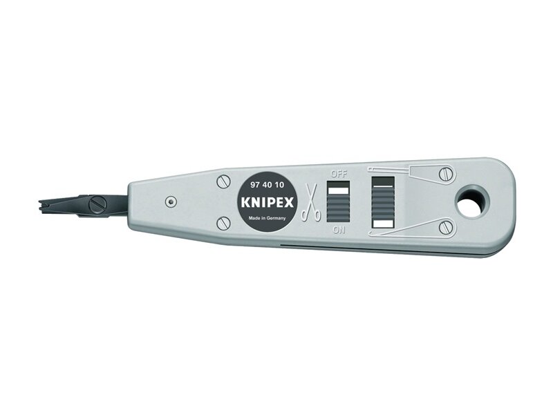 KNIPEX / Anlegewerkzeug L.175mm f.LSA Plus u.baugleich D.0,4-0,8mm 
