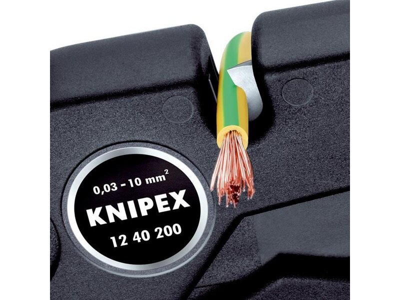 KNIPEX / Automatikabisolierzange L.200mm 0,03-10 (AWG 32-7) mm² 