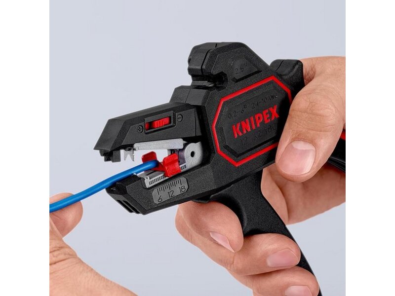 KNIPEX / Automatikabisolierzange L.180mm 0,2-6 (AWG 24-10) mm² 