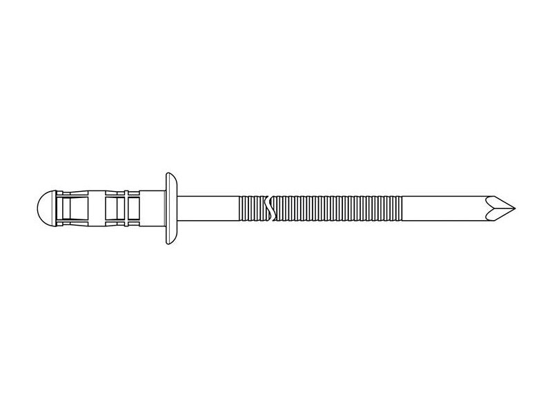 GESIPA / Blindniet PolyBulb® Nietschaft dxl 4,8x11mm Alu./STA 250 St. 