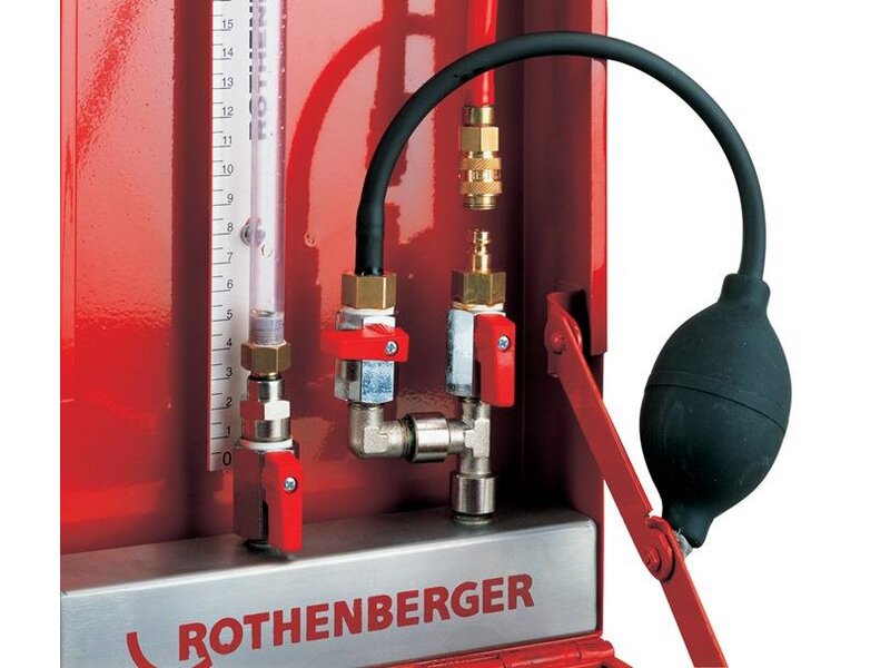 ROTHENBERGER Gas-/Wasserleitungsprüfgerät ROTEST GW 150/4 Arbeitsbereich 18-42mm 