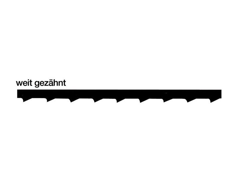 Laubsägeblatt Blitz L.13cm Nr.3 (MITTEL) weitgezahnt f.HO u.Ku.HAUNSTETTER 
