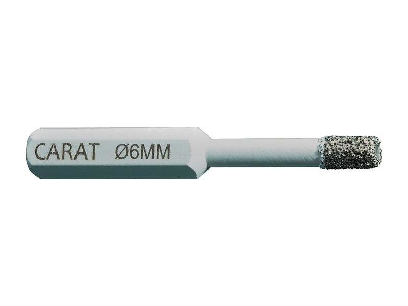 CARAT / Fliesenbohrer D.6mm 30mm 6-kant-Aufnahme 