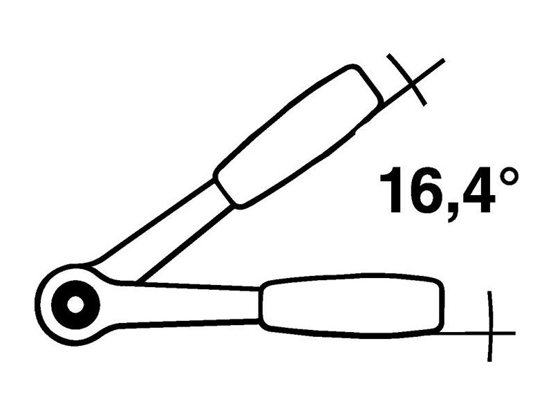 STAHLWILLE / Ratschenringschlüssel 25 16x18mm 12-KT.L.205mm Anz.Z.22 