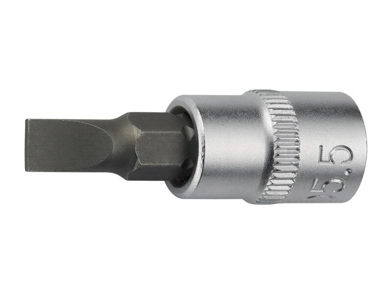 PROMAT / Steckschlüsseleinsatz 1/4 Zoll Schlitz 4mm L.32mm 