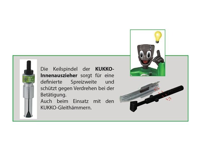 KUKKO / Innenauszieher 21-1 f.Bohrungen D.12-16mm 