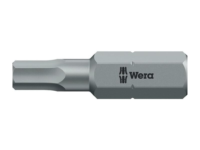 WERA / Bit 840/1 Z 1/4 Zoll 1,5mm L.25mm zähhart,HEX-Plus 