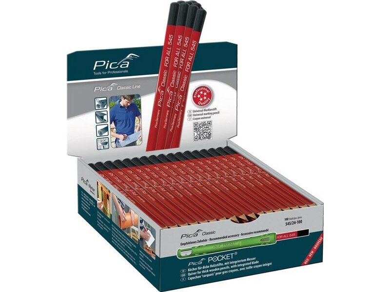 PICA / Markierstift Classic FOR ALL L.23cm gespitzt 