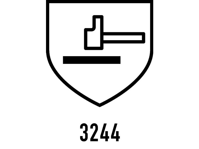 WELDAS / Schweißerhandschuhe Gr.L (9) rot Rindspaltleder EN 388,EN 12477 