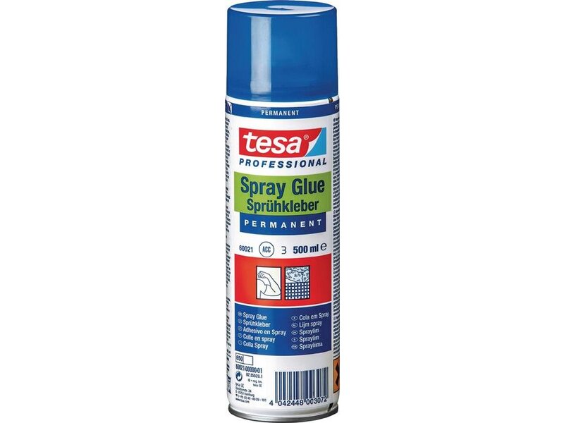 TESA / Sprühkleber permanent 60021 transp.500 ml Spraydose 