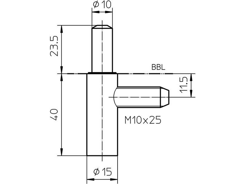 SIMONSWERK / Rahmenteil V 8100 WF U STA verz.f.2-tlg.Stahlzargen Nachrüstband 
