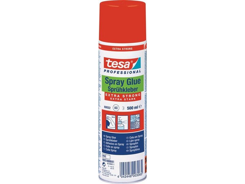 TESA / Sprühkleber EXTRA STRONG 60022 weiß 500 ml Spraydose 