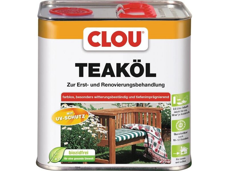 CLOU / Teaköl farblos 2,5l Dose 