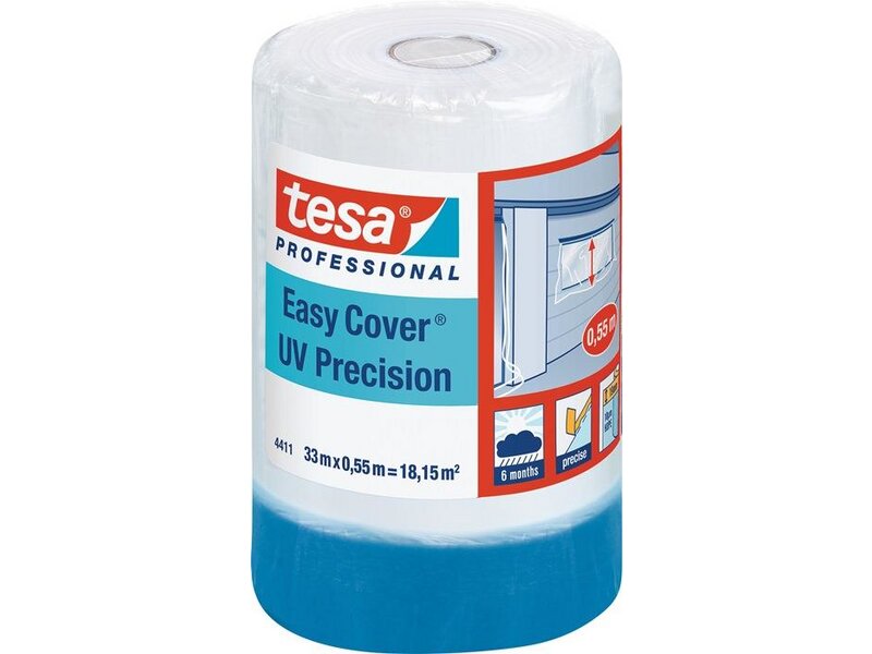 TESA / Folienband Easy Cover® 4411 UV Präzision L.33m B.550mm Rl. 