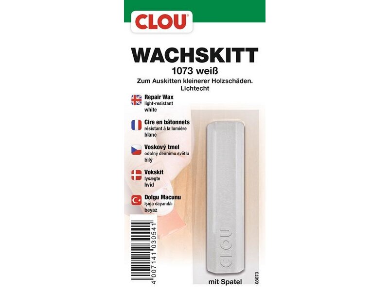 CLOU / Wachskittstangen Farbe 1073 weiß 15g Bl. 