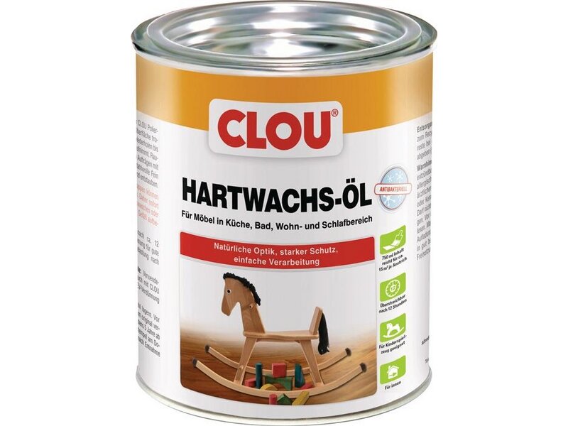 CLOU / Hartwachs-Öl flüssig farblos 750 ml Dose 