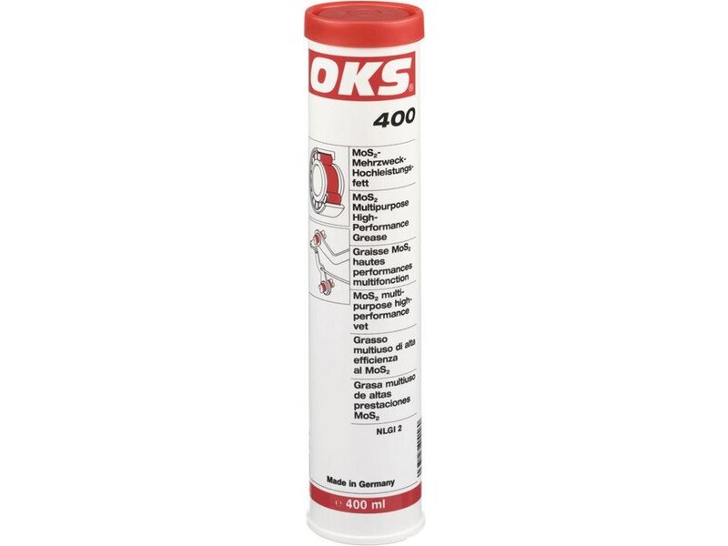OKS / MoS² -Mehrzweck-Hochleistungsfett OKS 400 schwarz 400ml Kartusche 