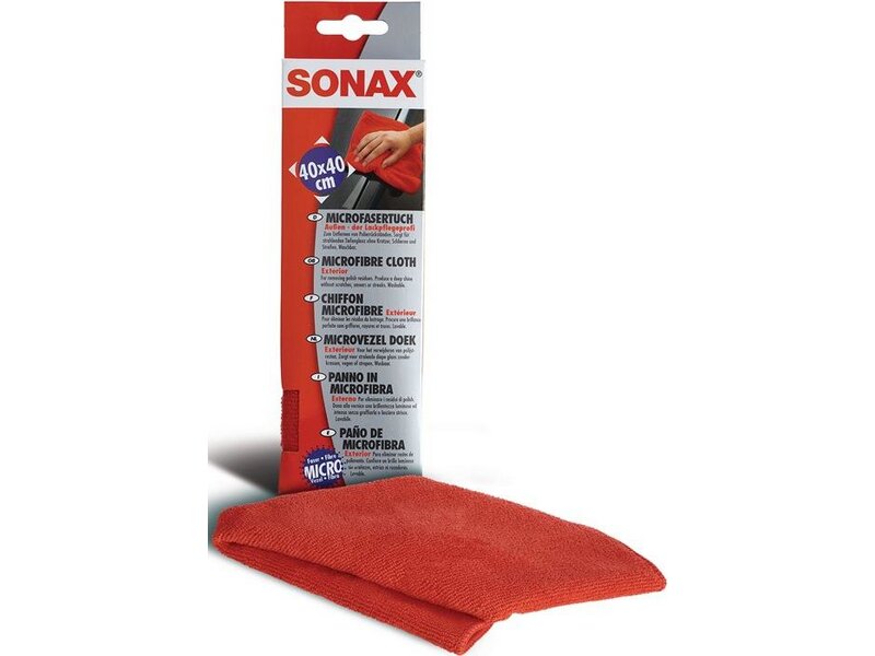 SONAX / MicrofaserTuch rot L400xB400mm 