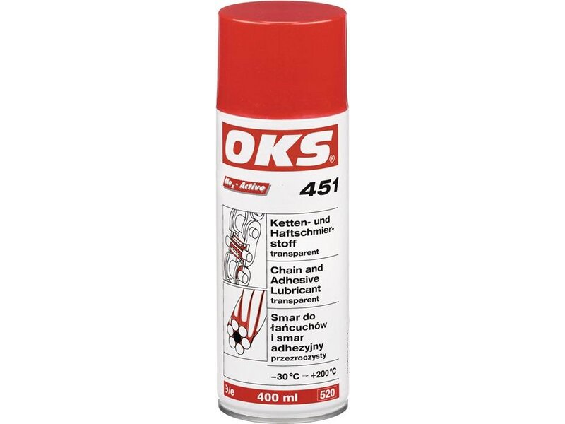 OKS / Ketten- u.Haftschmierstoff OKS 451 400ml transp.Spraydose 