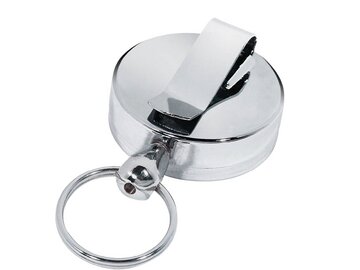 Gürtel-Clip / Pull-Key / ausziehbare Schlüsselkette / Ø 30 mm