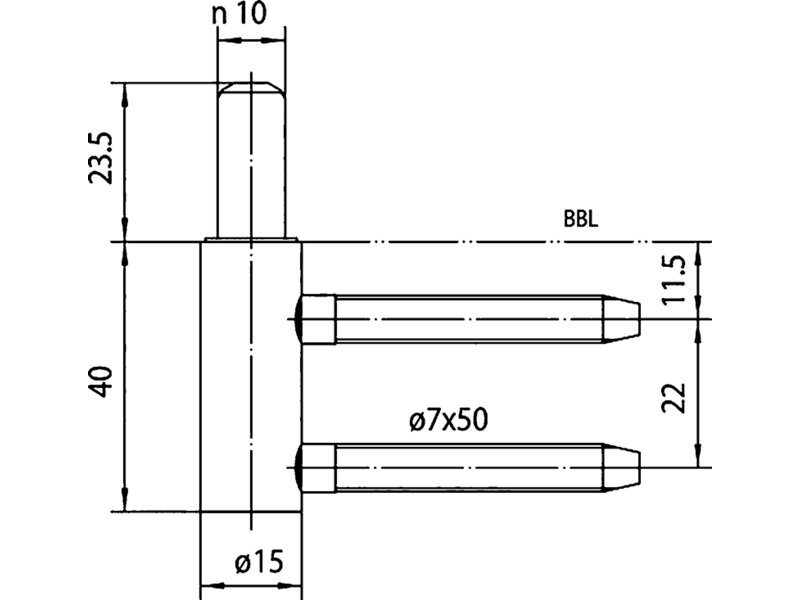 Simonswerk / Türband / Rahmenteil / Variant / V3400 WF / vernickelt 